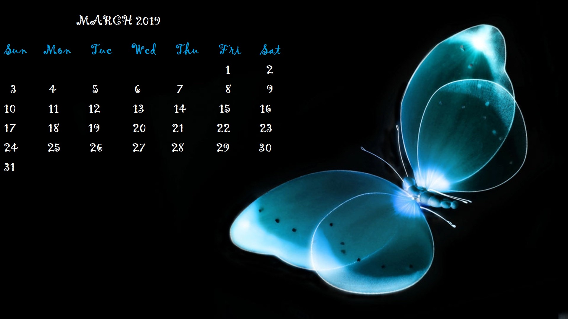 March 2019 Calendar Desktop Unique Wallpaper