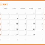 Wall Calendar Of February 2019