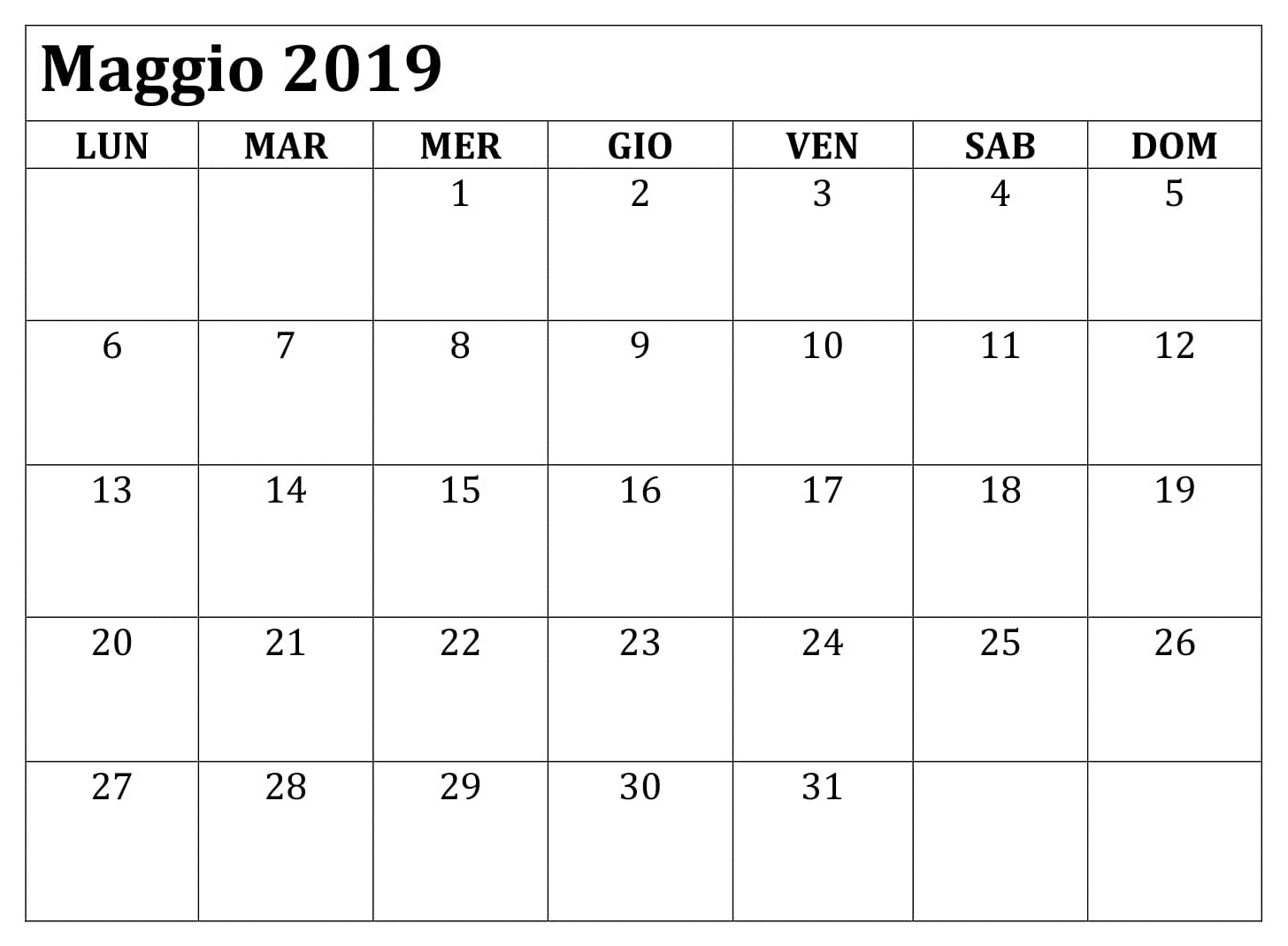 Calendario Design Maggio 2019 PDF