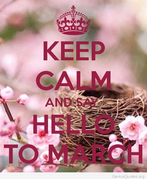 Hello March Images for WhatsApp