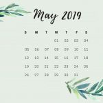 May 2019 Desktop Calendar HD Wallpaper