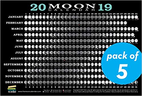May 2019 Calendar Moon Phases