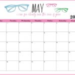 Printable May 2019 Blank Calendar