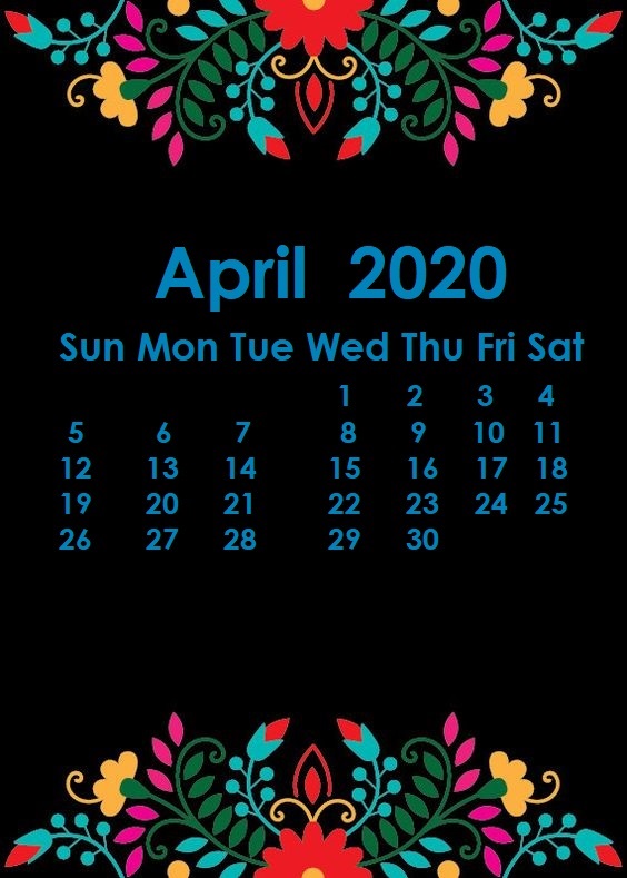 April 2020 iPhone Wallpaper