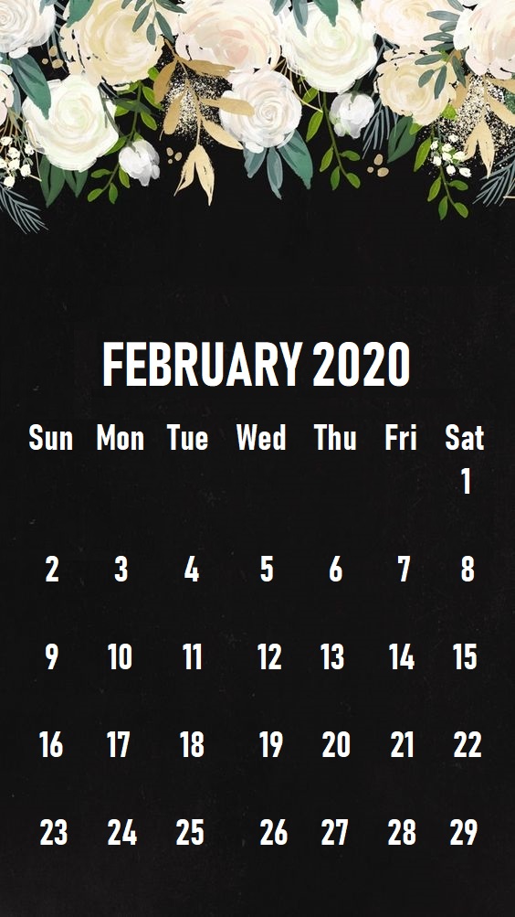 February 2020 iPhone Wallpaper