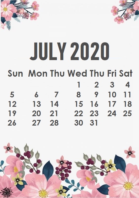 July 2020 iPhone Wallpaper