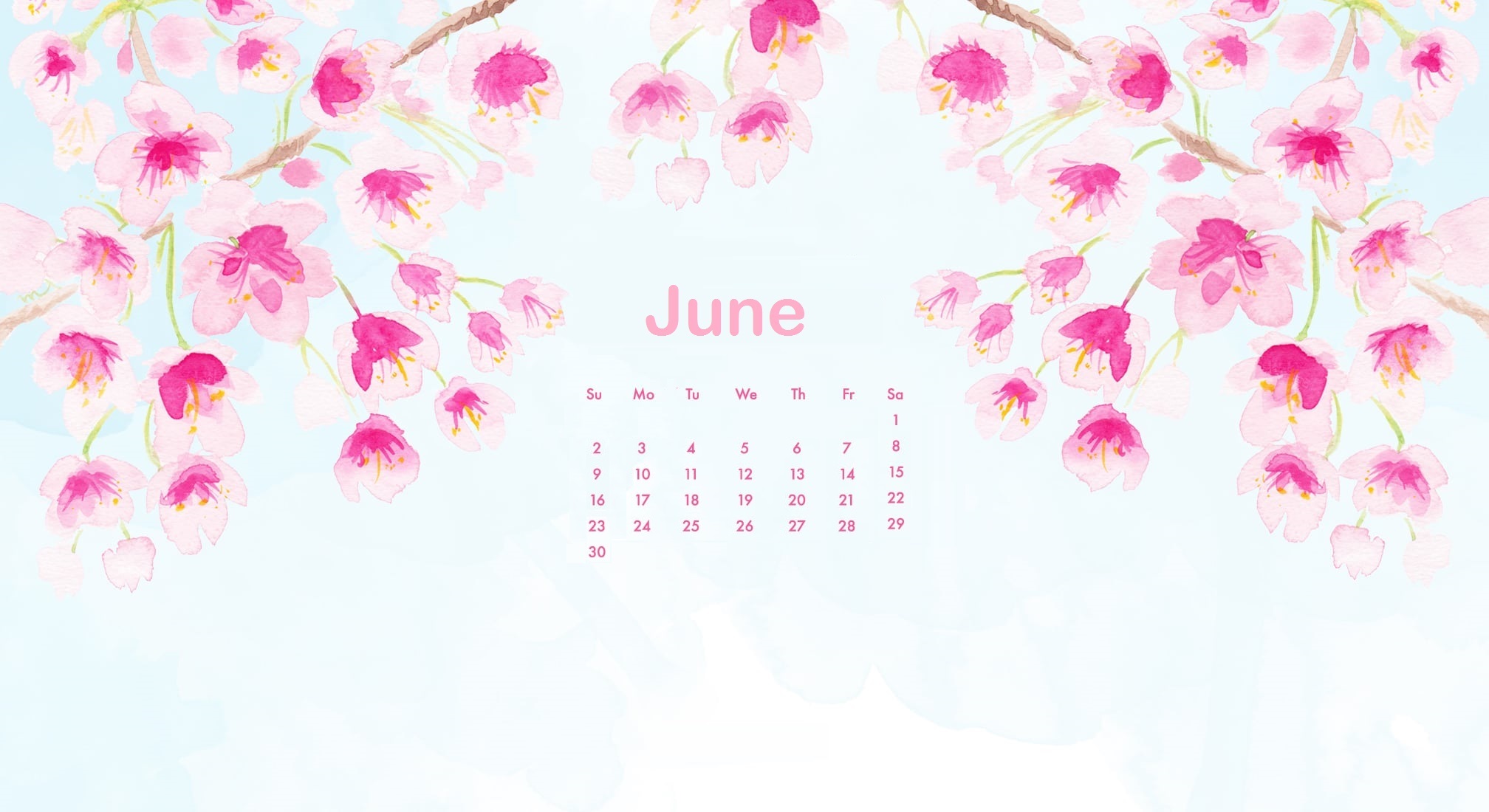 June 2019 Background Wallpaper