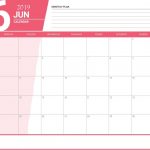 June 2019 Planner Calendar For Office