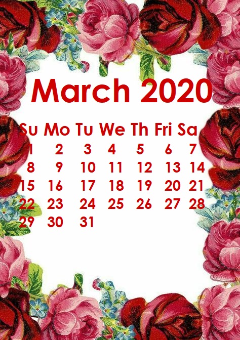 March 2020 iPhone Wallpaper