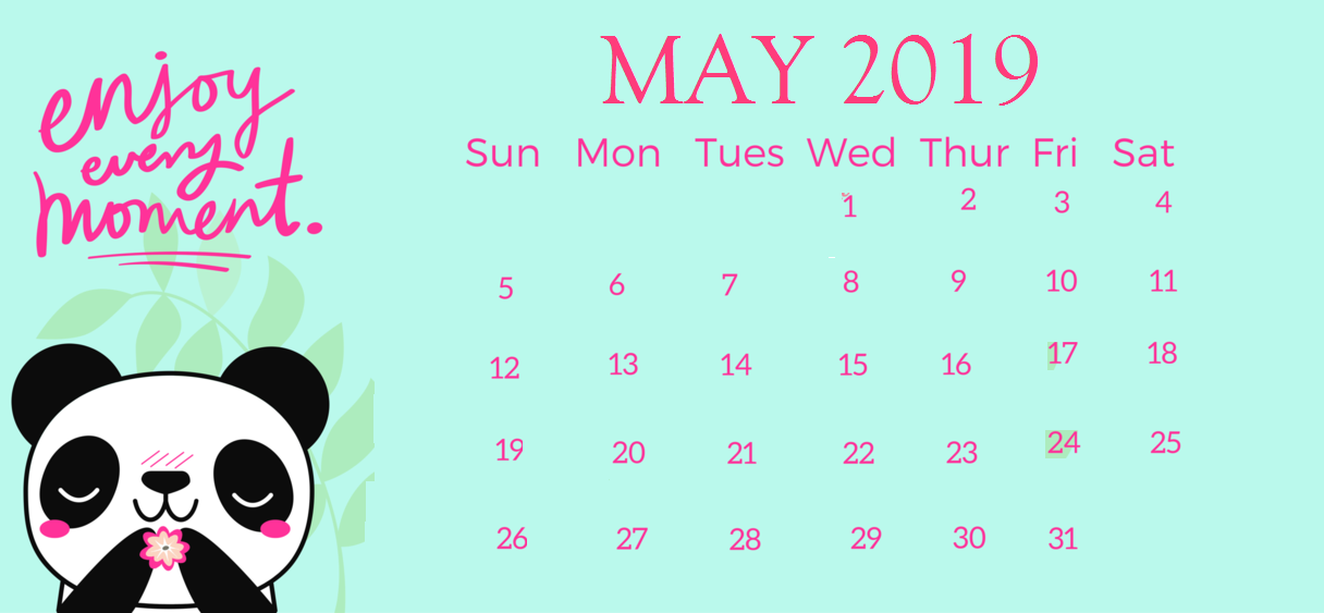 Motivational May 2019 Quotes Calendar