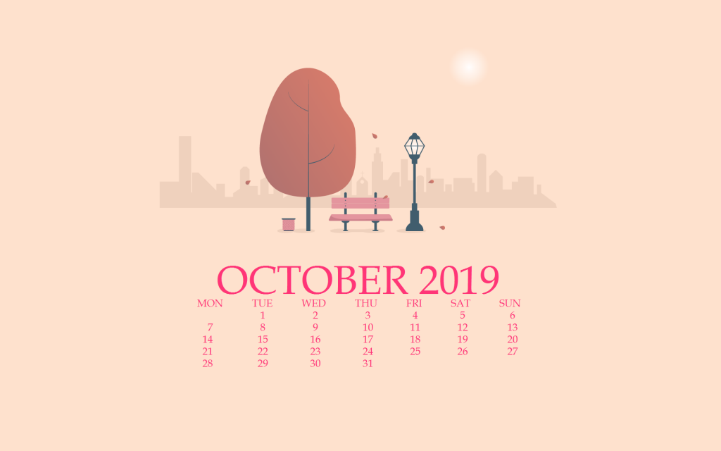 Best October 2019 Desktop Background