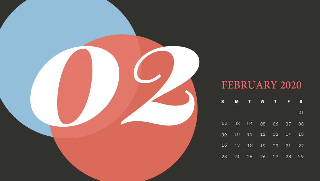 Cute February 2020 Calendar Printable