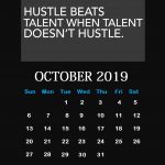 Inspiring October 2019 Quotes Calendar