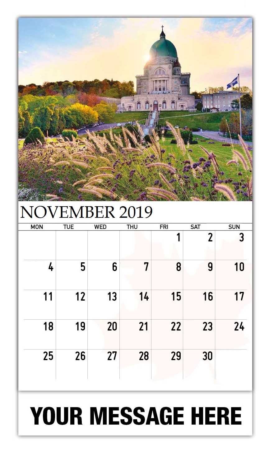 November 2019 Wall Calendar