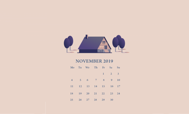 November 2019 HD Wallpaper Calendar