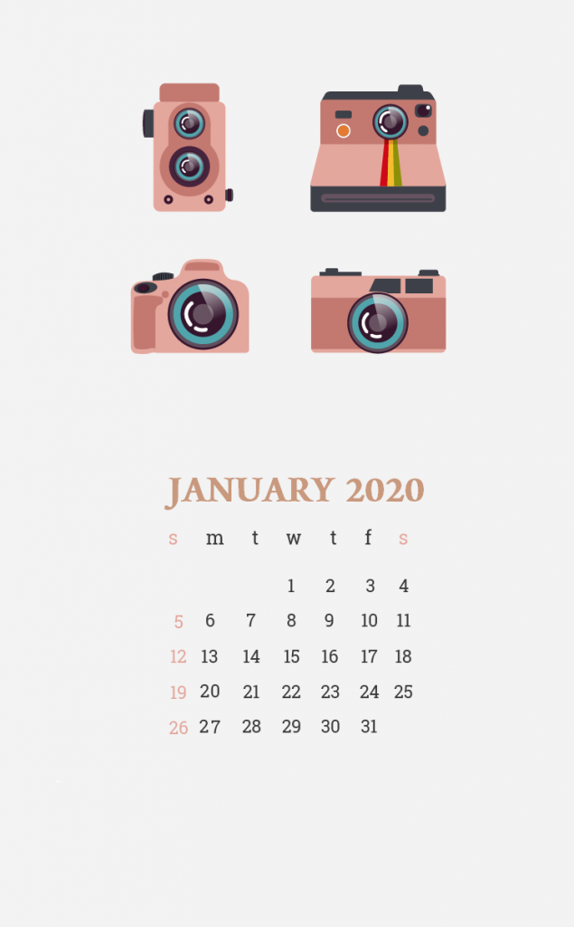 Beautiful January 2020 iPhone Screensaver