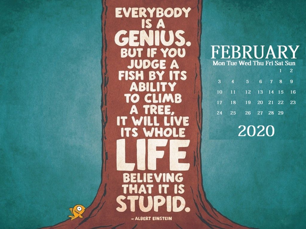 February 2020 Desktop Background Quotes
