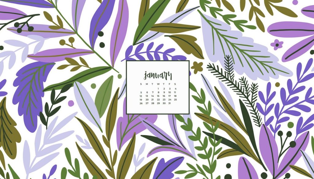 January 2020 Calendar Wallpaper