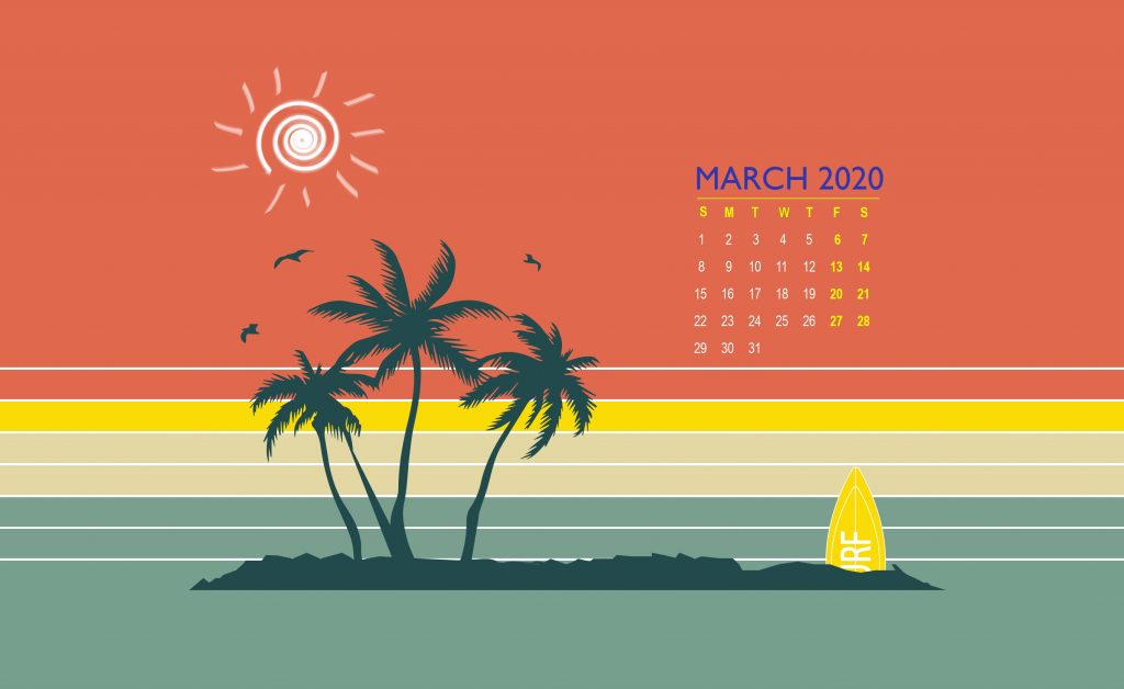 March 2020 Wallpaper Background