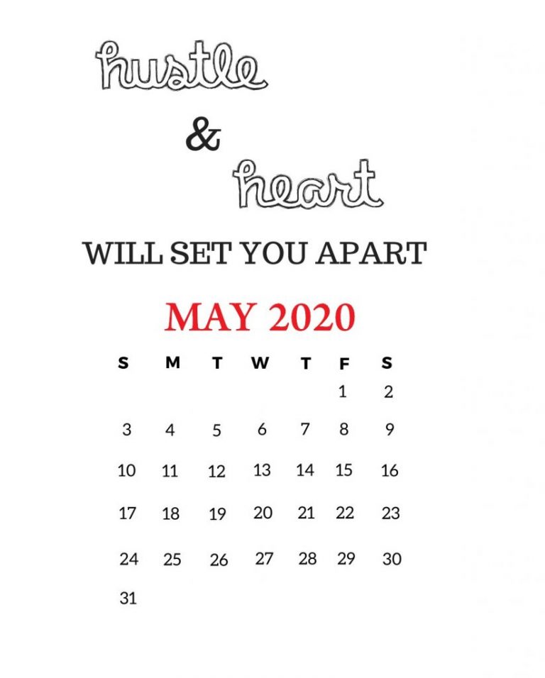 Motivational 2020 Quotes Calendar