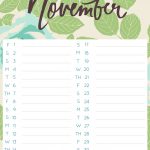 November 2019 Daily To-Do List Template