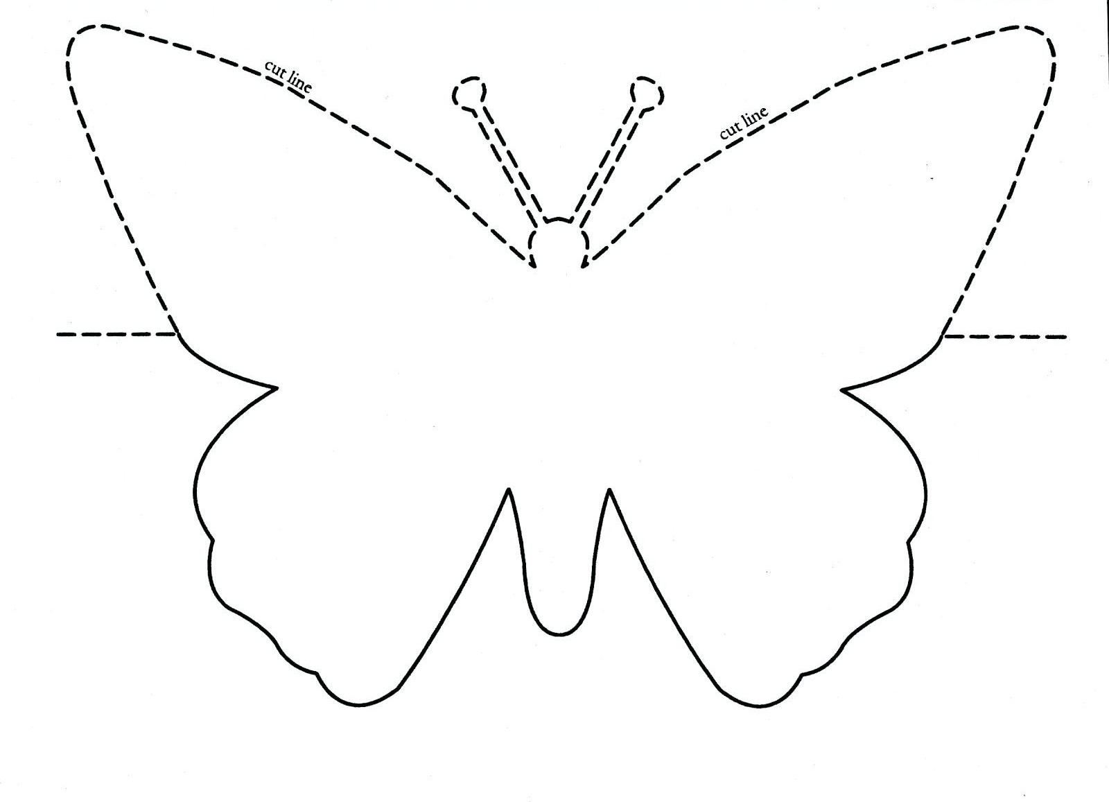 Butterfly Template Free