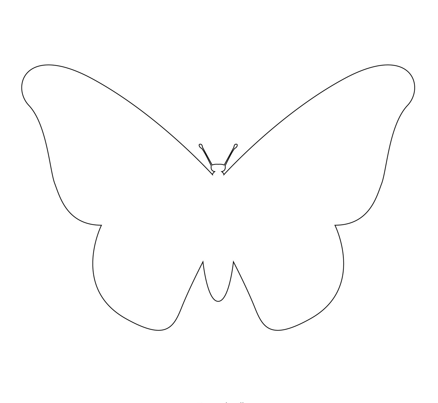 Butterfly Template Printable Patterns