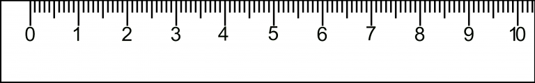 actual size printable ruler