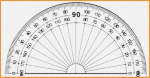 printable protractor online actual size