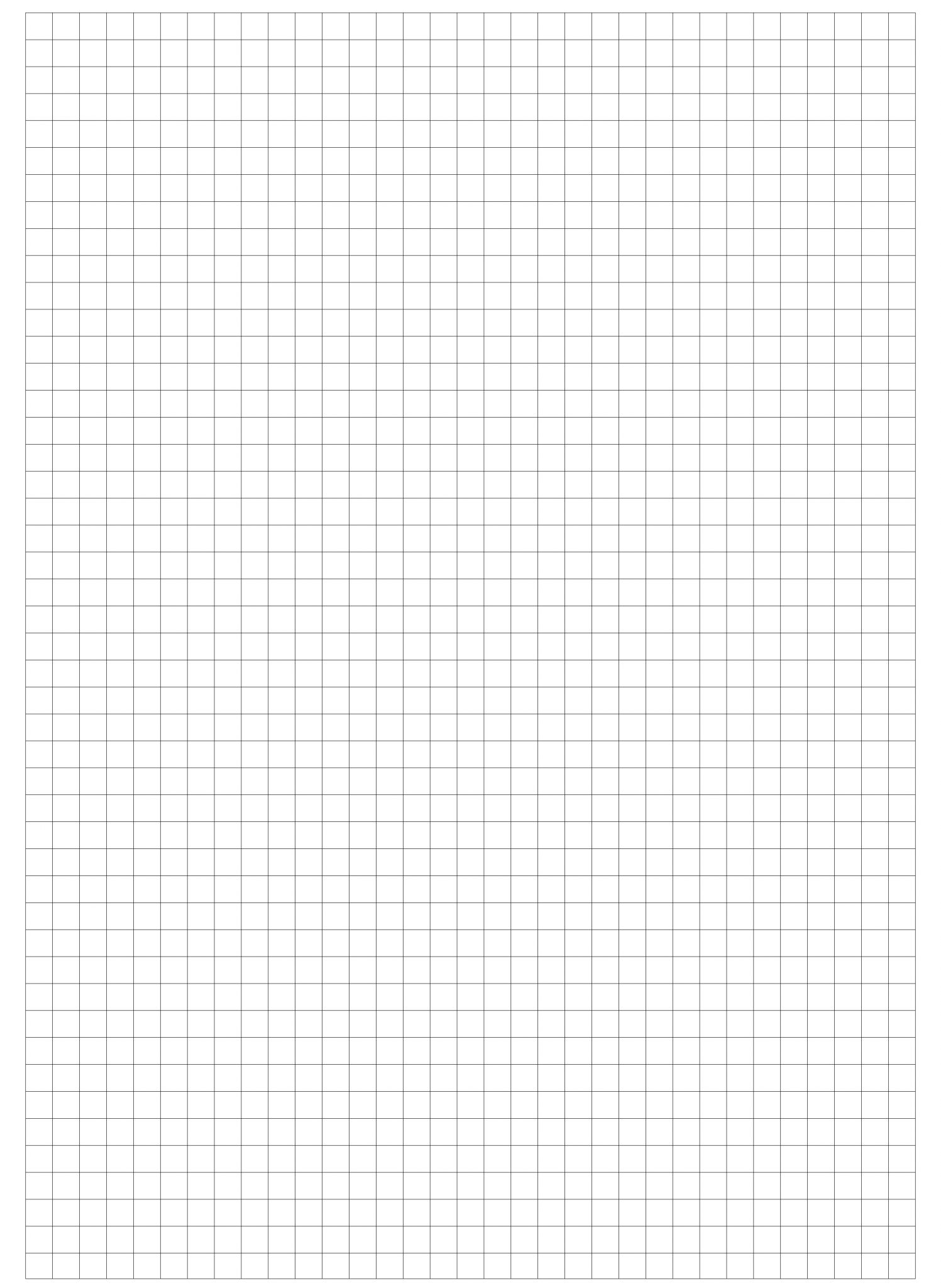 Printable Graph Paper PDF Template A4 Large