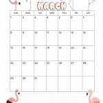 Print March 2020 Floral Calendar