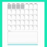 May 2020 Wall Calendar Template