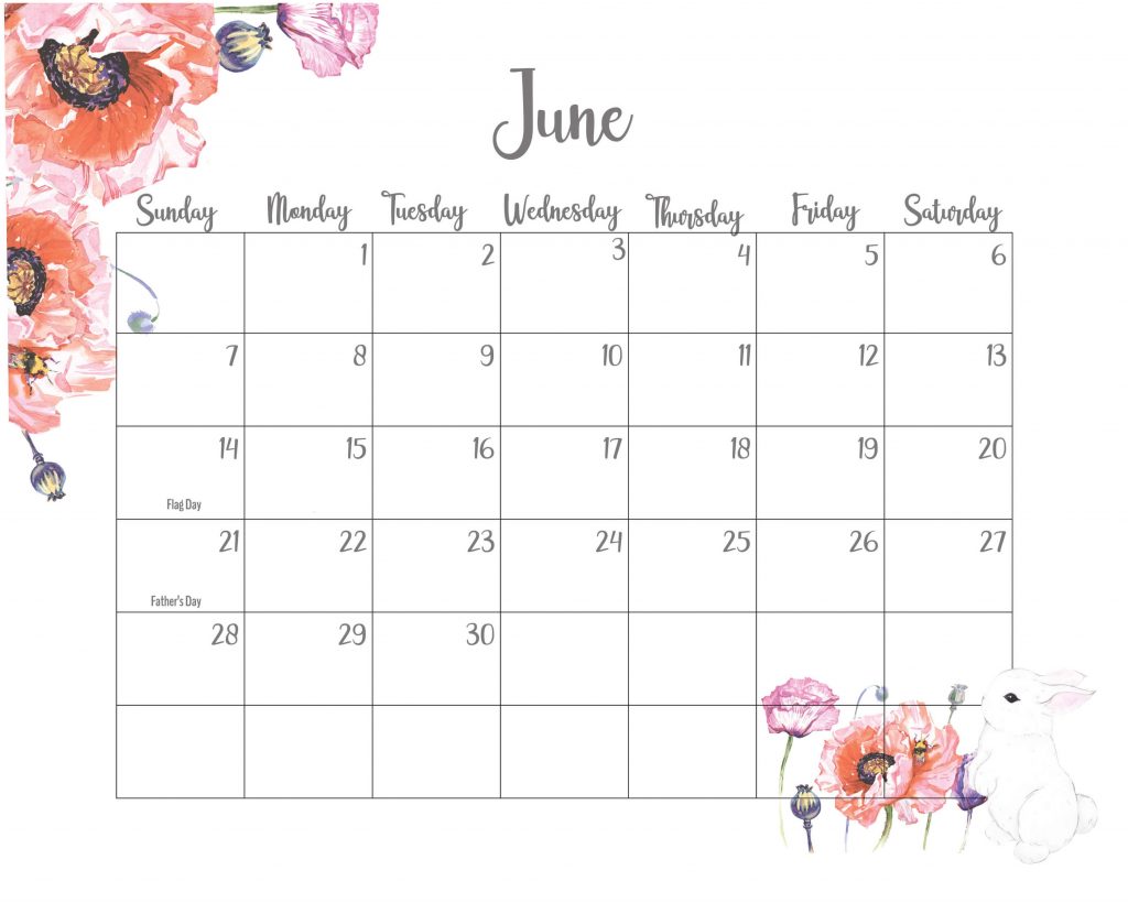 Latest June 2020 Calendar