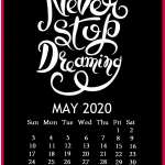 May 2020 Famous Quotes Calendar