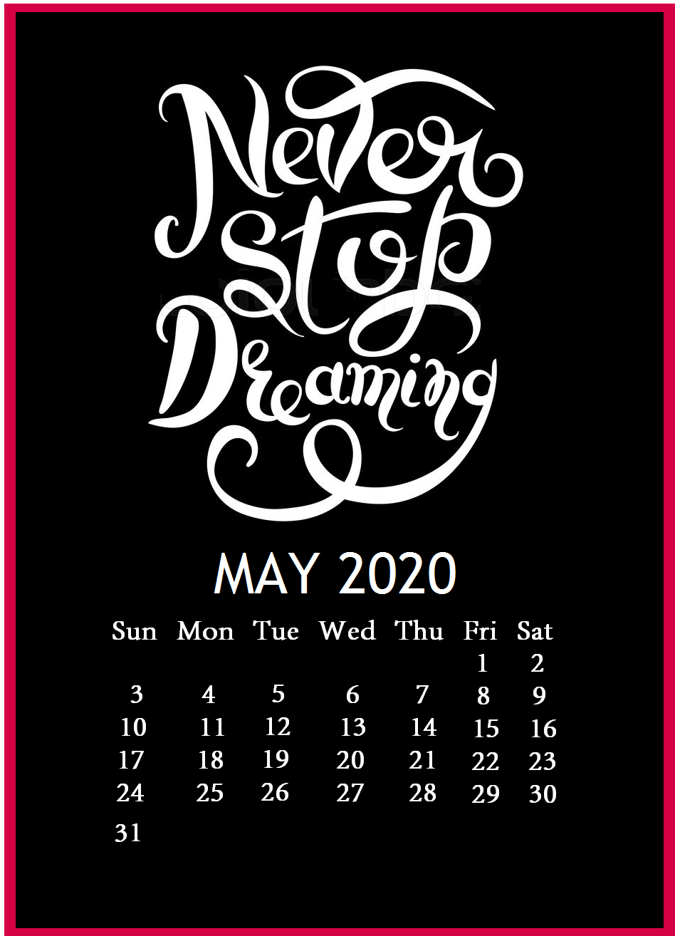 May 2020 Famous Quotes Calendar