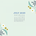 July 2020 Wallpaper Background
