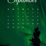 Free September 2020 iPhone Calendar Wallpapers