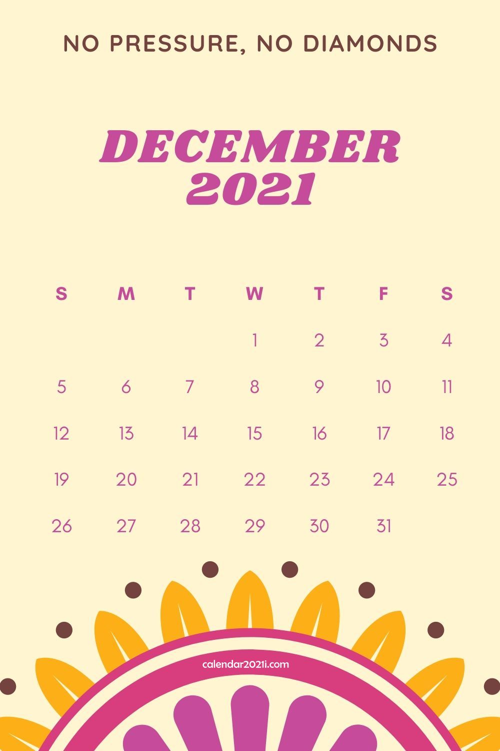 Inspiring December 2021 Calendar