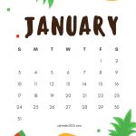 January 2021 Wall Calendar Printable