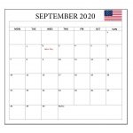 USA September 2020 Holidays Calendar