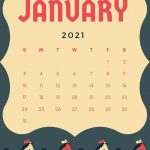 Free January 2021 Calendar Design