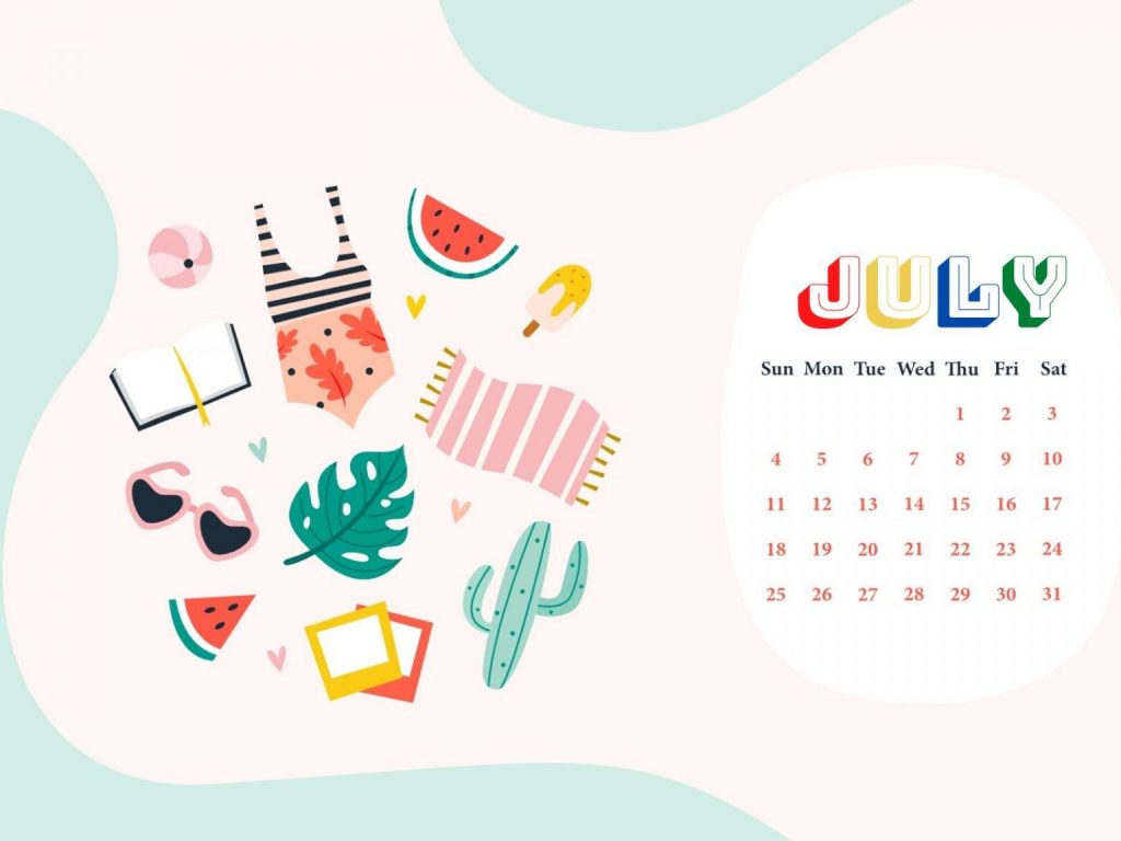 July 2021 Calendar Wallpaper - Free Printable Calendar Templates