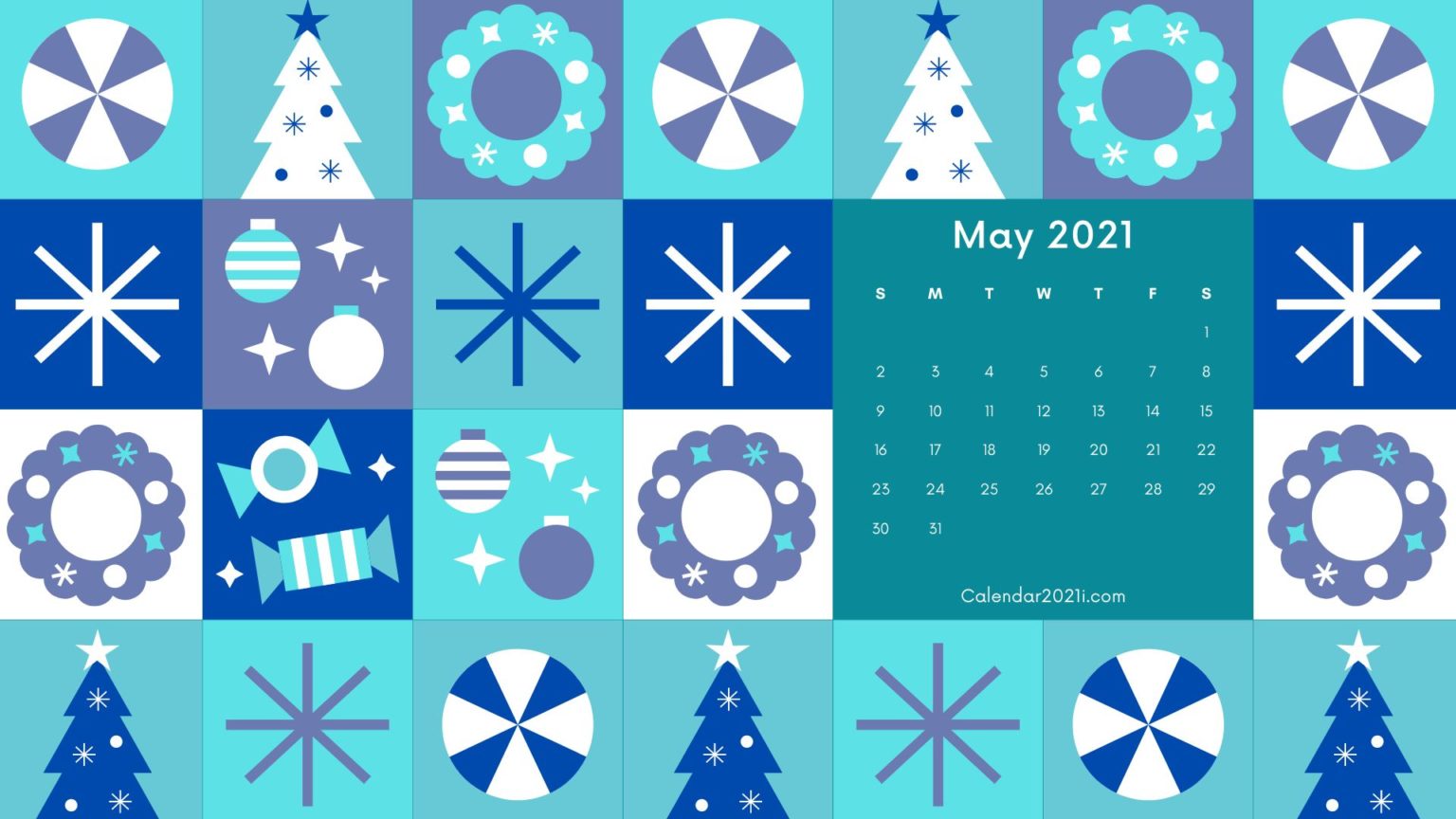 May 2021 Calendar Wallpaper
