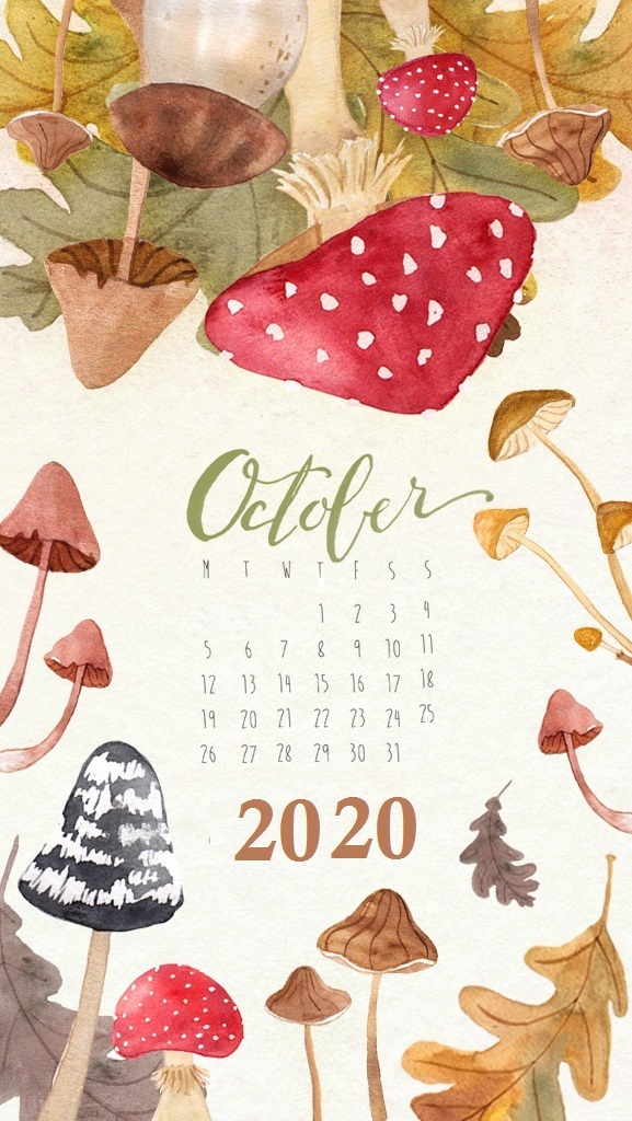 October 2020 iPhone HD Wallpaper