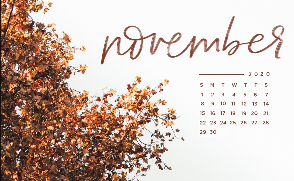 Beautiful November 2020 Desktop Wallpaper