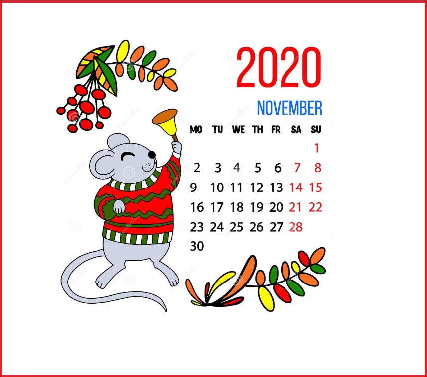 November 2020 Desktop Background Wallpaper