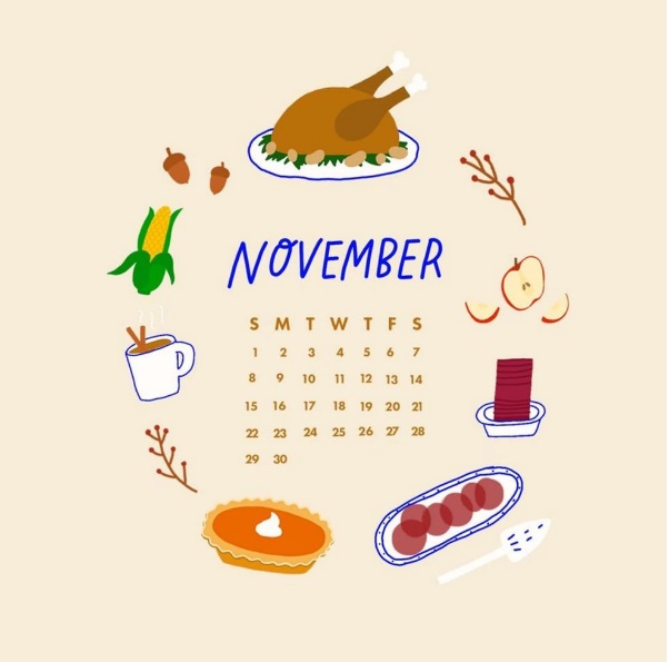 November 2020 Desktop Wallpaper