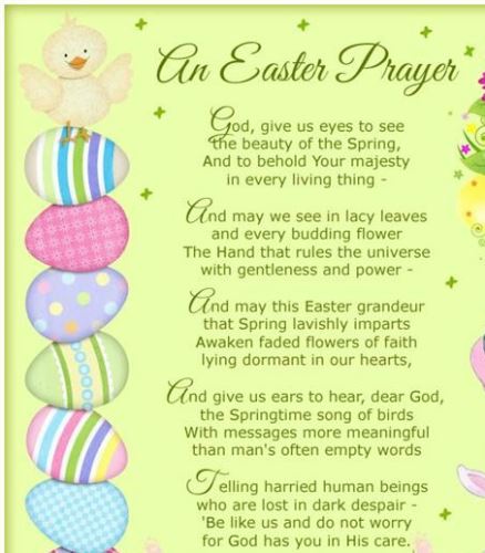 Happy Easter Prayer Poems 2023